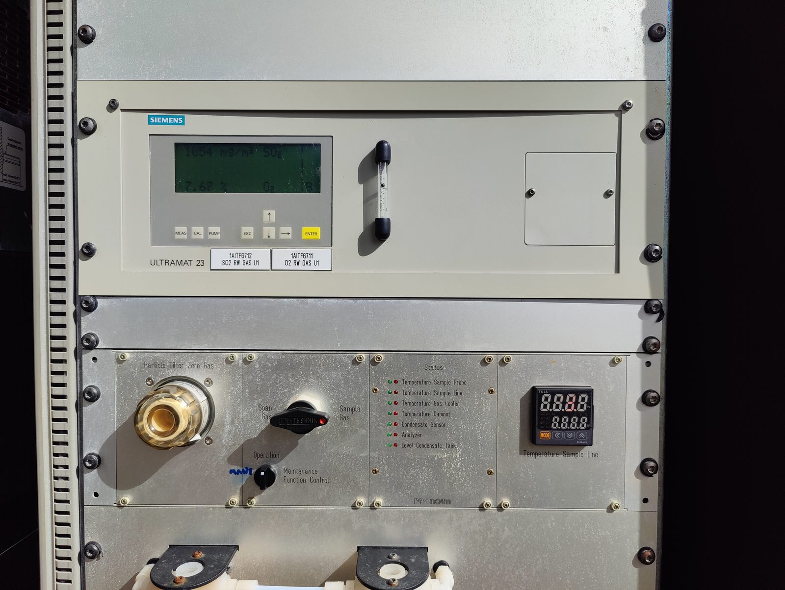 Sistema de monitoreo continuo de emisiones CEMS